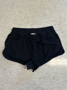 Aeropostale Black Drawstring Shorts